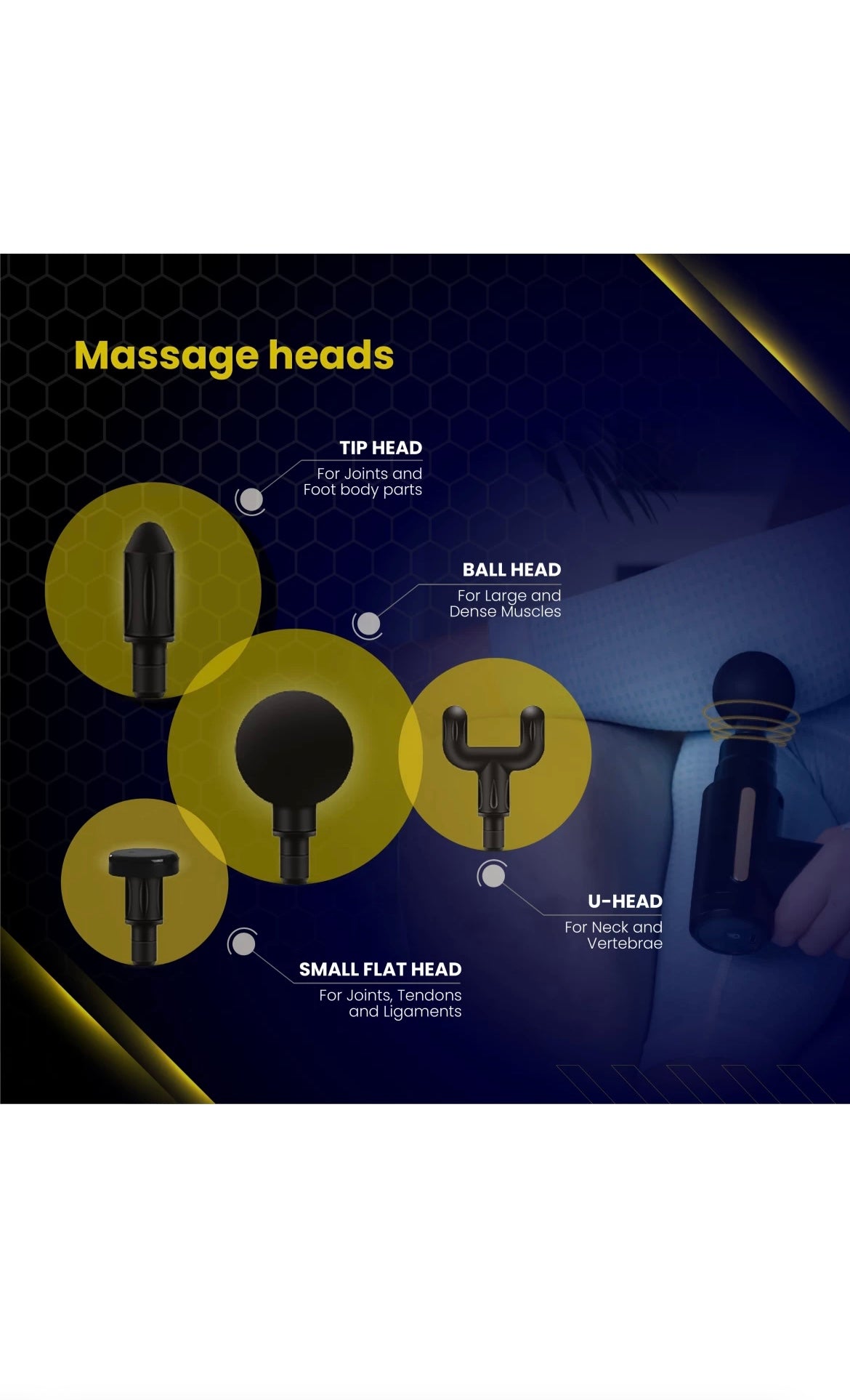 Ultimate Recovery Massage Gun - Deep Tissue Percussion Therapy for Muscle Relief